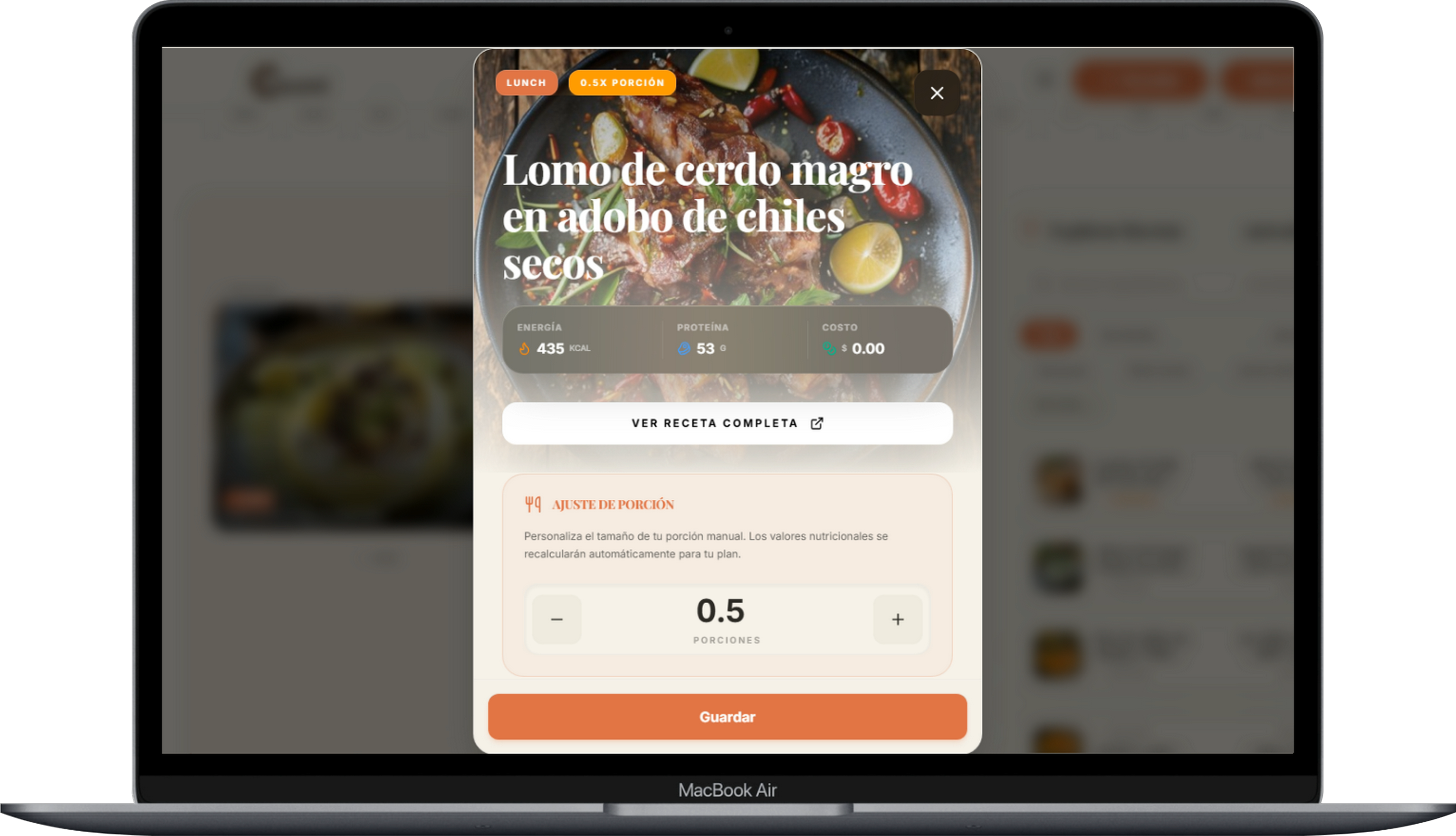 Ajuste Dinámico de Porciones
